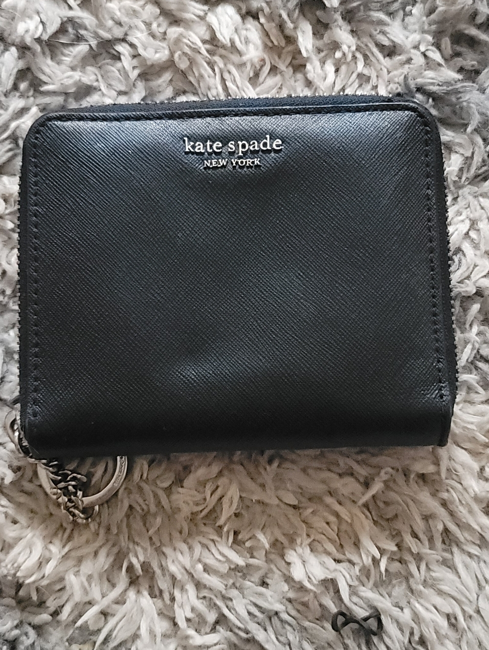 🖤💋 Kate Spade Saffiano Wallet Keychain! Cheap!
